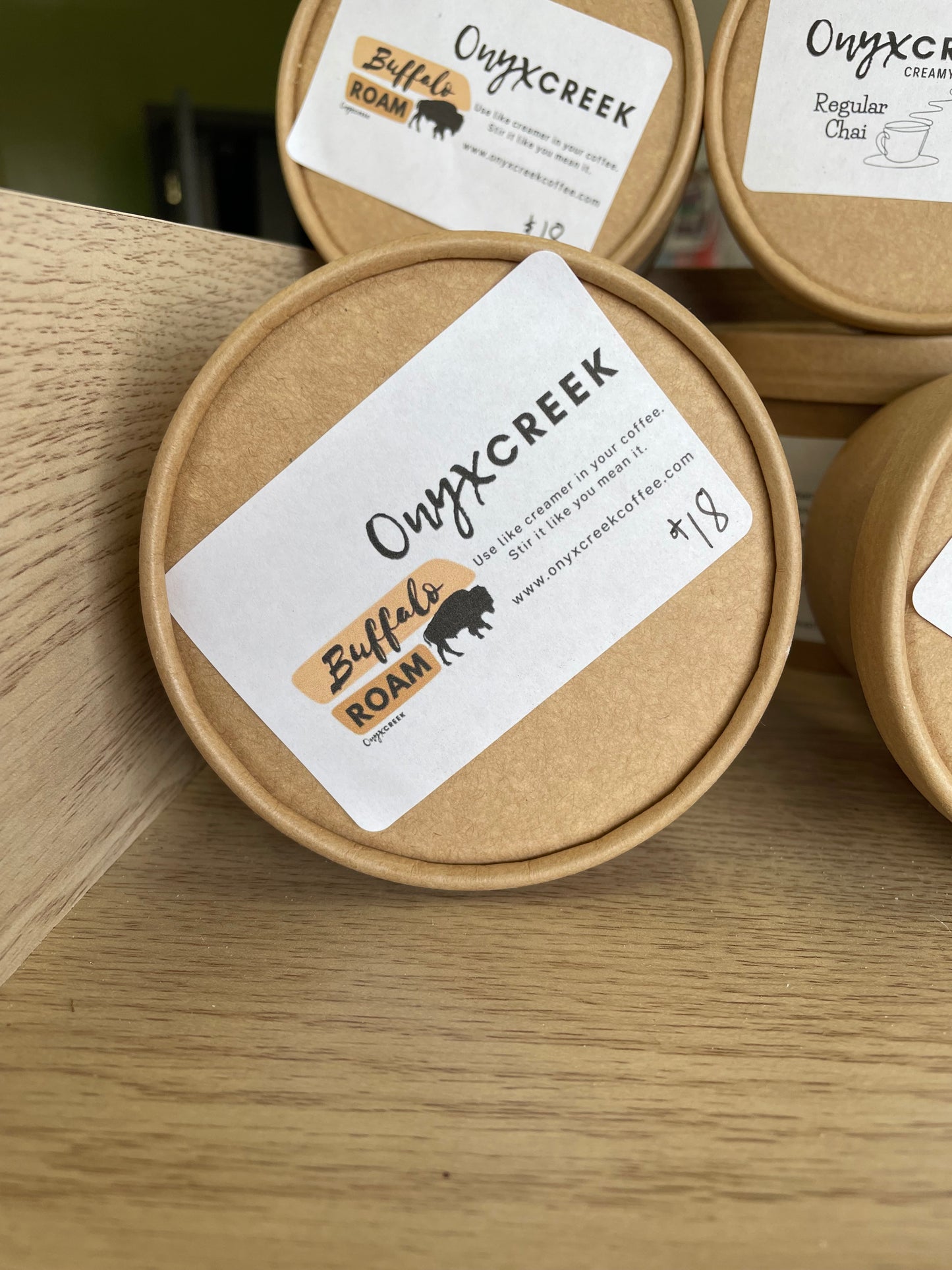 Large jar of Buffalo Roam